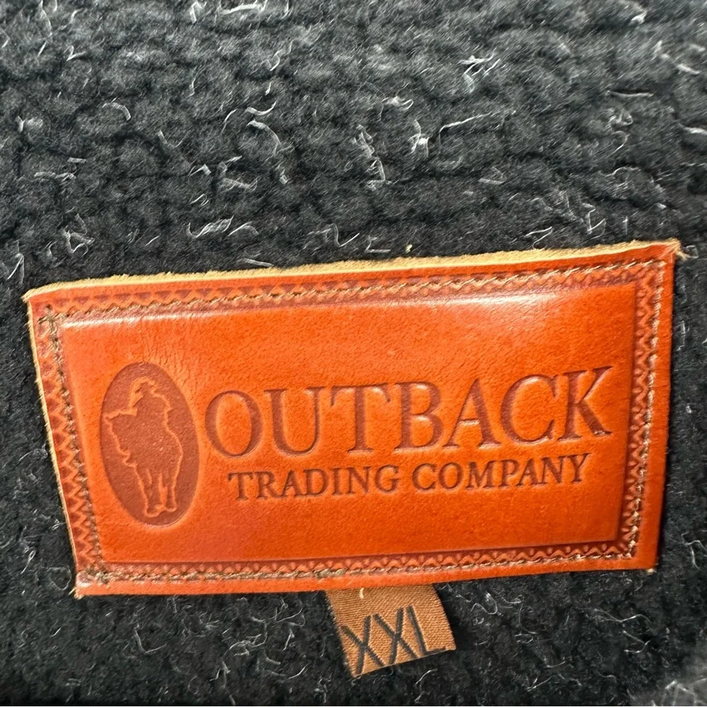 Outback Trading Company Men's Harrison Plaid Button Gray Jacket Size XXL NWT New